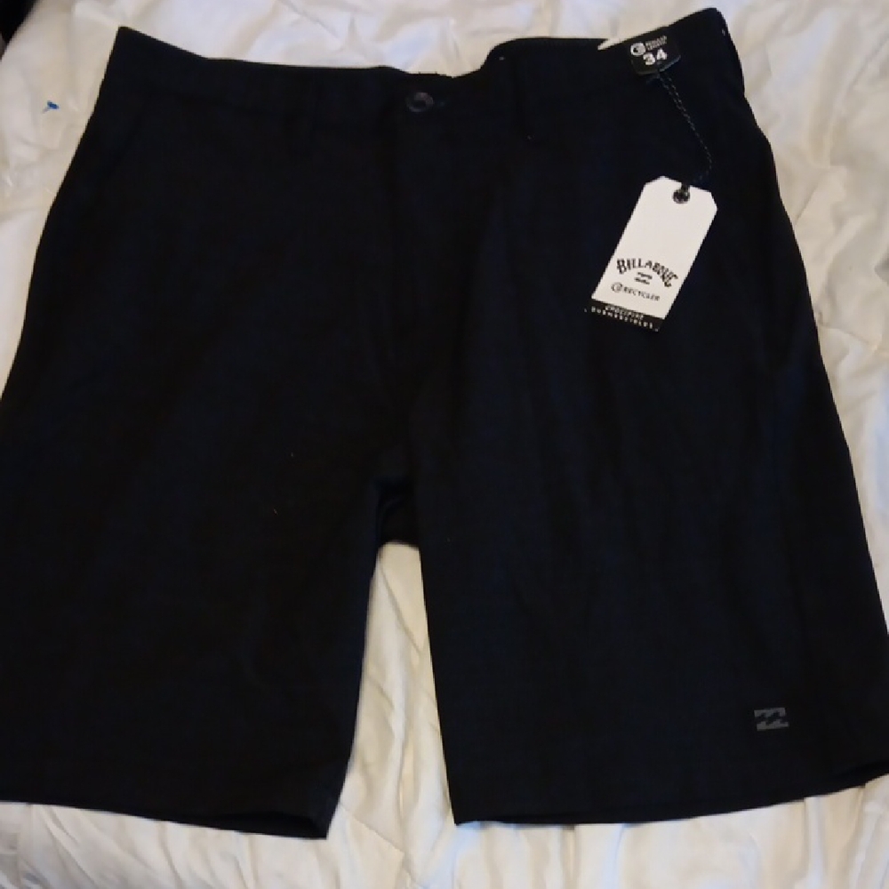 Billabong Men's Black Flat Front Shorts
